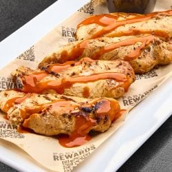 smoked chicken tenders drizzle